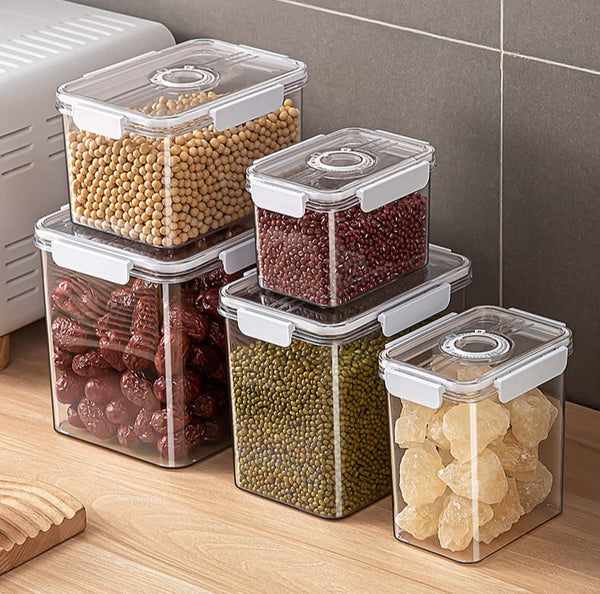 3pcs set Acrylic Food Storage Containers — Acrylic, Arvani Home Essentials