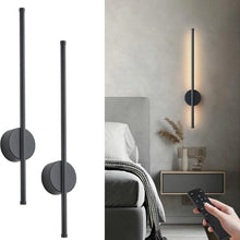Modern Wireless LED Wall Sconce with Remote Control shown from another angle (Lighting)