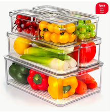 7pc BPA-Free Stackable Acrylic Fridge Organizer — Acrylic, Arvani Home Essentials