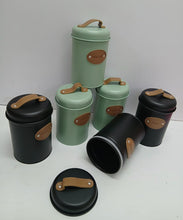Sugar, Tea, Coffee canisters — Dinnerware, Arvani Home Essentials