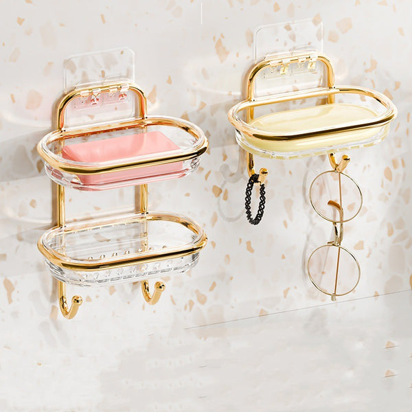 Luxury Double-Layer Wall Mounted Soap Holder — Bathroom Accessories, Arvani Home Essentials