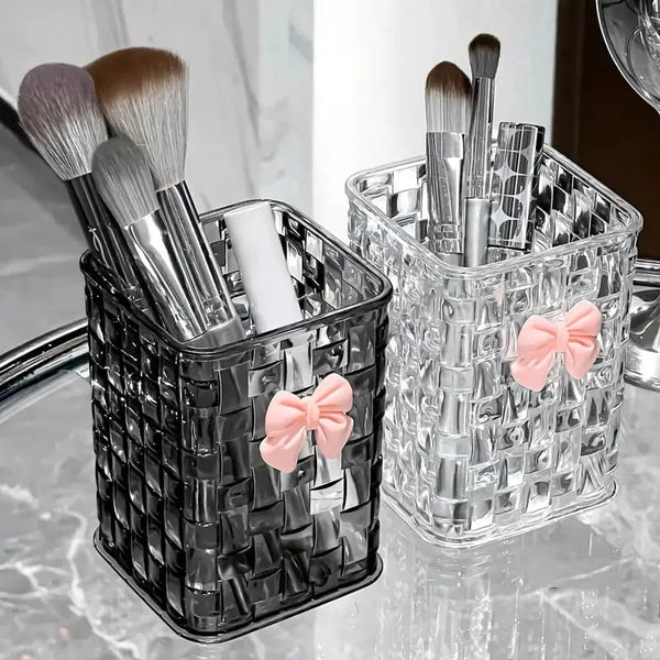 Acrylic makeup brushes storage /desk organizer — Acrylic, Arvani Home Essentials