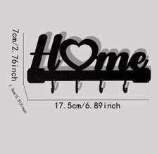 Aluminum Metal Wall Art Entryway Home Decor shown from another angle (Aluminum)