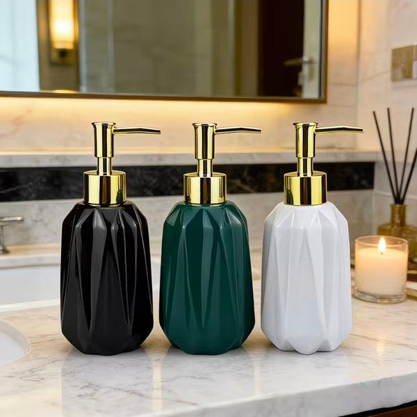 Luxury Ceramic Soap Dispenser — Ceramic, Arvani Home Essentials