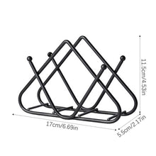 Premium Tabletop Decorative Metal Tissue / Napkin Holder shown from another angle (Dinnerware)