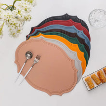 Nordic Leather Anti Slip TableMats shown from another angle (Leather)