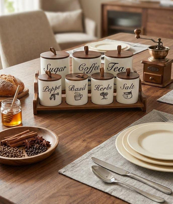 Luxury 8pc -Piece Canister Set — Kitchen Storage & Organisation, Arvani Home Essentials