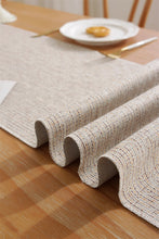 Modern dining table runner shown from another angle (Dinnerware)
