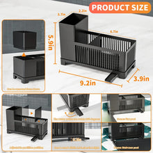 2in1 Non-Rust Sink Caddy shown from another angle (Kitchen Storage & Organisation)