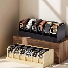 6 Slot Premium bamboo belt organizer — Bamboo, Arvani Home Essentials