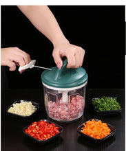 1000ml Manual Vegetable Chopper & Garlic Cutter — BPA-Free PS Plastic, Arvani Home Essentials
