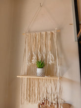 Nordic storage rack style plant hanging shelf shown from another angle (Furniture)