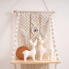 Nordic storage rack style plant hanging shelf shown from another angle (Furniture)