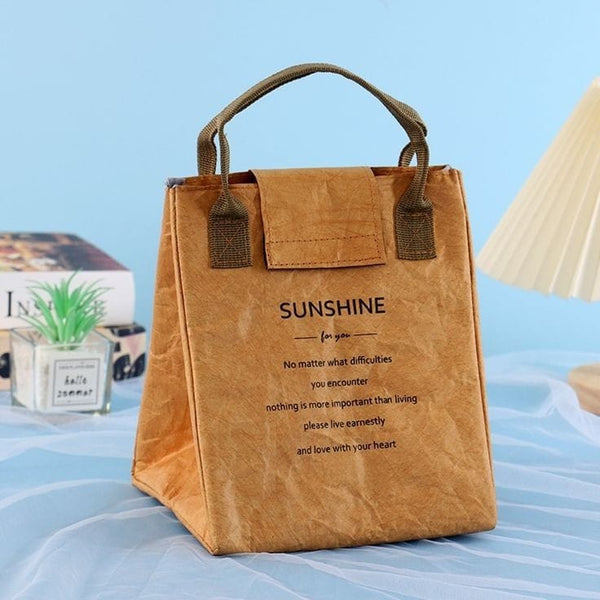 Sunshine Thermal Insulated Lunch Bag — Green, Grey, Arvani Home Essentials