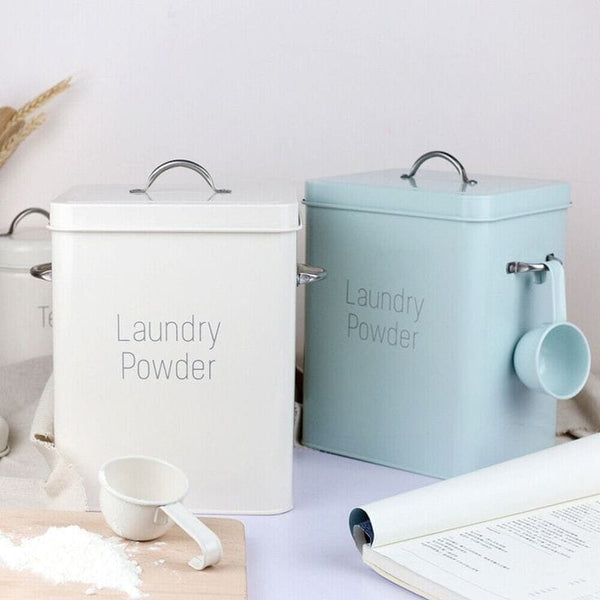 Alloy laundry powder tin — Alloy, Arvani Home Essentials