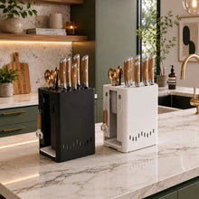 Multifunctional Kitchen Knife Block Organizer — High-quality durable plastic, Arvani Home Essentials