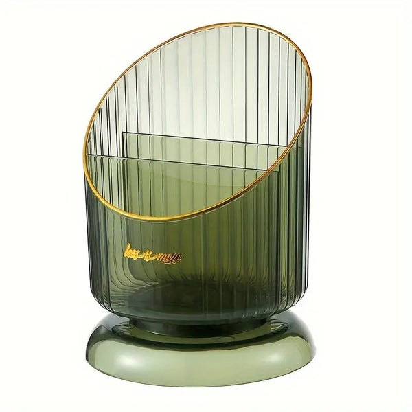 Rotating Makeup Brush Holder & Luxury Cosmetic Organizer — Beauty & Personal Care, Arvani Home Essentials