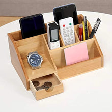 Wooden Bamboo Desk Organizer — Bamboo Wood, Arvani Home Essentials