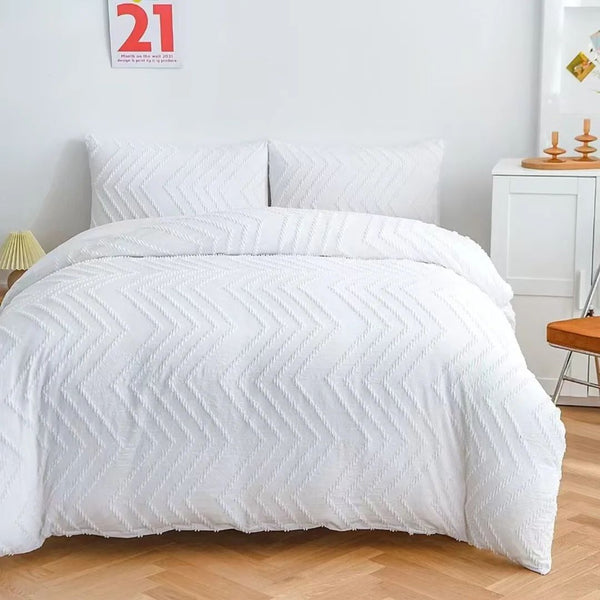6PC Tufted Cotton Duvet Cover Set – 6×7 — Cotton, Arvani Home Essentials