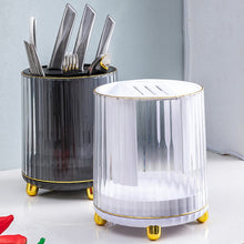Luxury Multifunctional Rotary Knife Storage Rack shown from another angle (Kitchen Storage & Organisation)