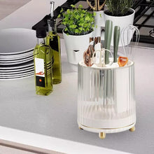 Luxury Multifunctional Rotary Knife Storage Rack shown from another angle (Kitchen Storage & Organisation)