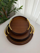 Multifunctional Round Bamboo Food Storage & Serving Tray