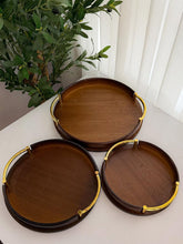 Multifunctional Round Bamboo Food Storage & Serving Tray – view 2