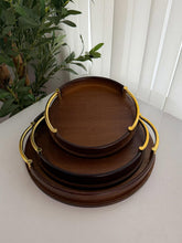 Multifunctional Round Bamboo Food Storage & Serving Tray – view 3