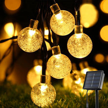 Solar Powered Outdoor Ball Christmas Lights 12M – view 2