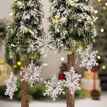 Set of 12 Crystal Clear Icicle Christmas Ornaments – view 4