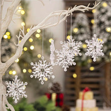 Set of 12 Crystal Clear Icicle Christmas Ornaments – view 3