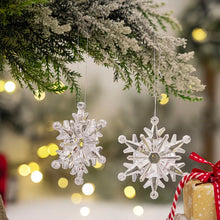 Set of 12 Crystal Clear Icicle Christmas Ornaments – view 2