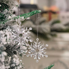 Set of 12 Crystal Clear Icicle Christmas Ornaments – view 5