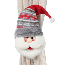 Santa, Snowman & Reindeer Christmas Curtain Tiebacks – view 5