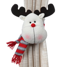 Santa, Snowman & Reindeer Christmas Curtain Tiebacks – view 4