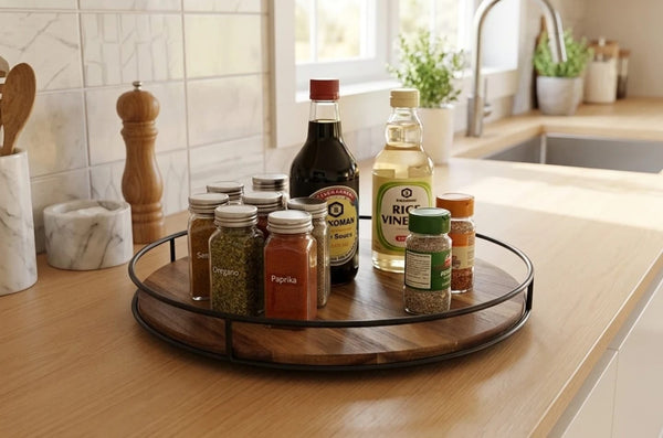 360 Degree Rotating Lazy Susan Organizer Turntable