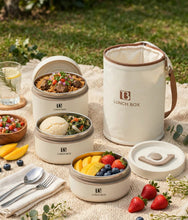 1460ml 3-Tier Insulated Lunch Box Set