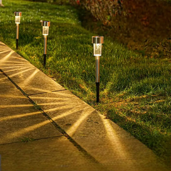 12-Piece Solar Garden Pathway Lights