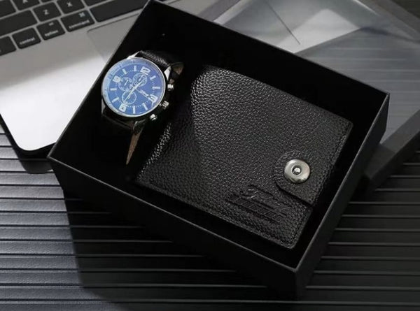 Men’s Watch and Wallet Gift Set