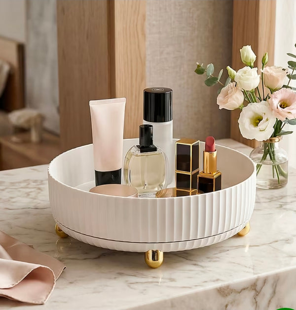 Rotating Multi-Purpose Storage Tray