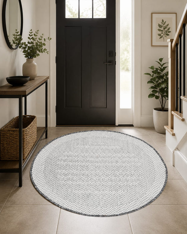 Round Jute-Style Area Rug
