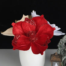 3-Layer Gold Glitter Christmas Flower