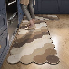 Modern PVC Kitchen Floor Mat – Waterproof, Oil-Proof & Non-Slip Rug