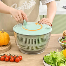 Multi-functional 8pcs Salad Spinner with Vegetable Chopper shown from another angle (Pp)
