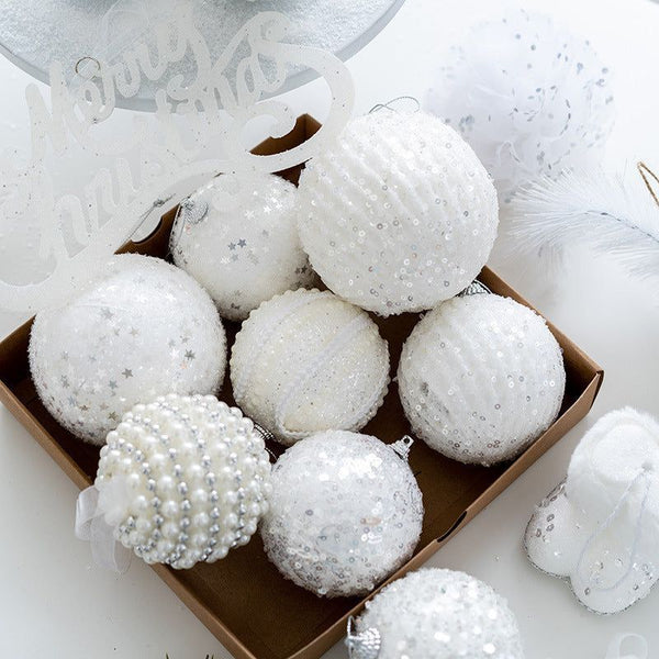 6pc Big size luxe white decor balls — Home Decor, Arvani Home Essentials