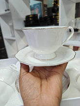 12pcs European tea set shown from another angle (Dinnerware)