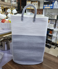 Rectangular shape non woven basket shown from another angle (As displayed )