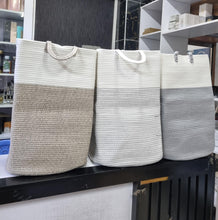 Rectangular shape non woven basket shown from another angle (As displayed )