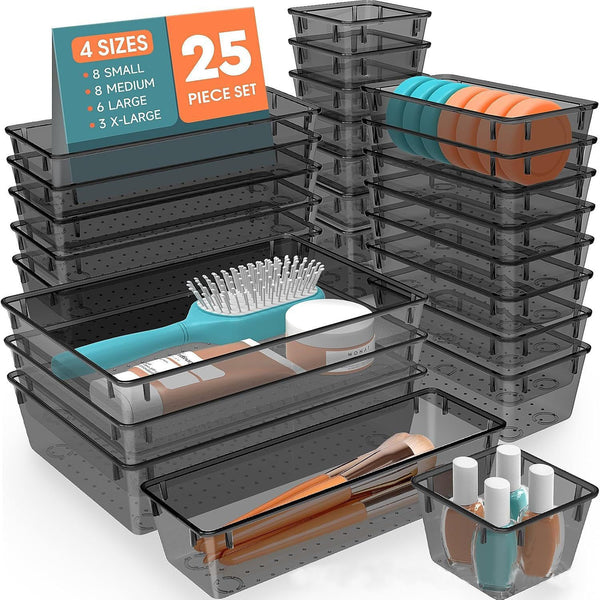 25 pcs set drawer organizers — pp, Arvani Home Essentials