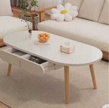 Modern Coffee Table with Built-In Storage Drawers – view 3